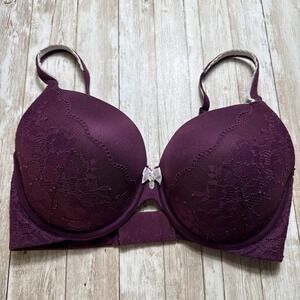 VICTORIA'S SECRET 32DDD Body By Victoria Lace Perfect Shape PUSHUP UNDERWIRE Bra